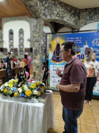 Encerramento das Novenas de Nossa Senhora Aparecida reúne centenas de devotos em Laranjeiras do Sul
